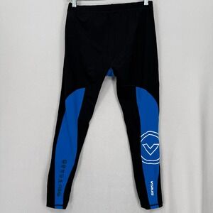 Virus Grapplers V1 Compression Pants Mens Large Blue Black Bioceramic Leggings